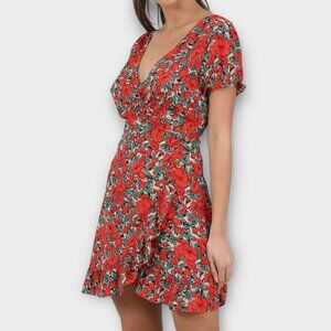 Molly Bracken Poppy Print Wrap Dress
